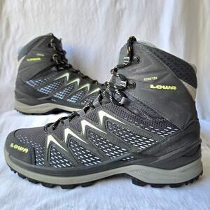Lowa Innox Pro GTX Mid Women's Hiking Boots Steel Blue Size 9.5